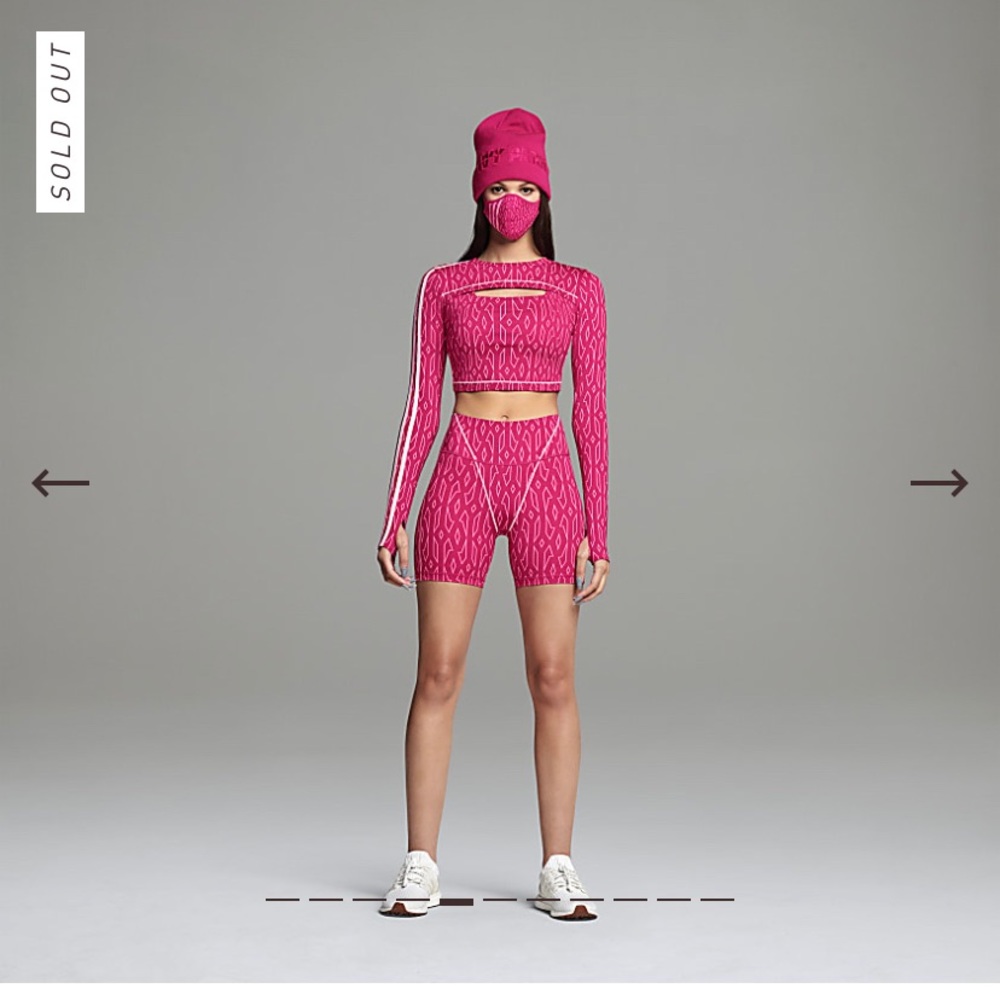 IVY PARK X ADIDAS SNAP MONOGRAM TOP